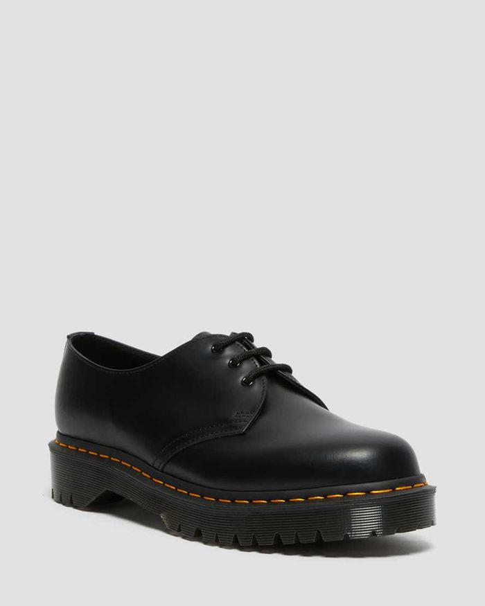 Dr Martens Oxfords Dame Svart 1461 Bex Smooth Læder 2531CEIRZ